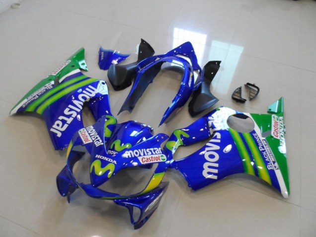 Carenado Moto Honda CBR 600 F4i 04-07 - Azul Movistar Castrol Carenado Moto Honda CBR 600 F4i 04-07 - Azul Movistar Castrol