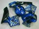 Carenado Moto Honda CBR 600 RR 03-04 - Azul con Plata Llama