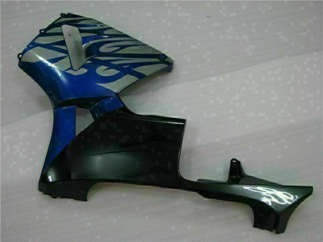Carenado Moto Honda CBR 600 RR 03-04 - Azul con Plata Llama