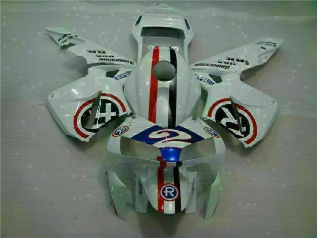 Carenado Moto Honda CBR 600 RR 03-04 - Blanco Azul R 2 Carenado Moto Honda CBR 600 RR 03-04 - Blanco Azul R 2
