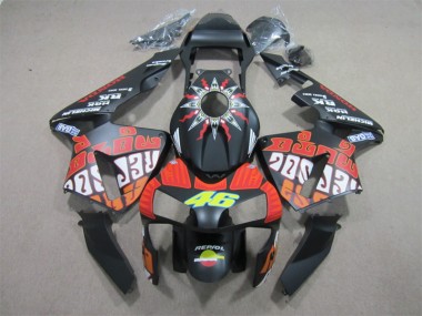 Carenado Moto Honda CBR 600 RR 03-04 - Negro Rojo Repsol 46