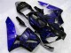 Carenado Moto Honda CBR 600 RR 03-04 - Negro con Azul Llama
