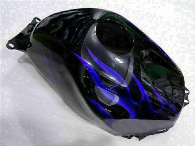 Carenado Moto Honda CBR 600 RR 03-04 - Negro con Azul Llama