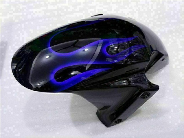 Carenado Moto Honda CBR 600 RR 03-04 - Negro con Azul Llama