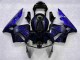 Carenado Moto Honda CBR 600 RR 03-04 - Negro con Azul Llama