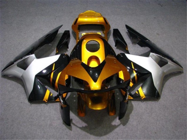 Carenado Moto Honda CBR 600 RR 03-04 - Oro Plata Negro Carenado Moto Honda CBR 600 RR 03-04 - Oro Plata Negro