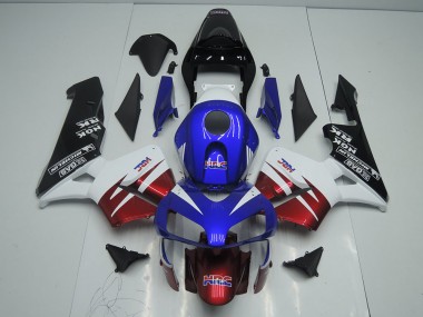Carenado Moto Honda CBR 600 RR 03-04 - Oscuro Rojo Azul