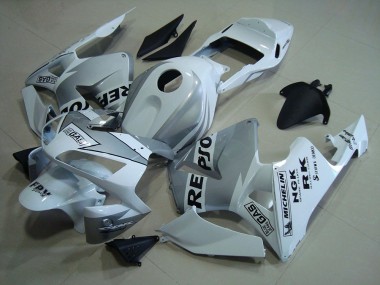 Carenado Moto Honda CBR 600 RR 03-04 - Repsol Blanco Plata