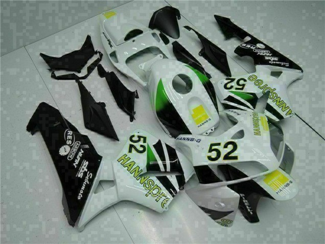 Carenado Moto Honda CBR 600 RR 05-06 - Blanco Amarillo Verde 52 Carenado Moto Honda CBR 600 RR 05-06 - Blanco Amarillo Verde 52