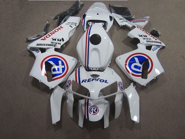 Carenado Moto Honda CBR 600 RR 05-06 - Blanco Azul Repsol Carenado Moto Honda CBR 600 RR 05-06 - Blanco Azul Repsol