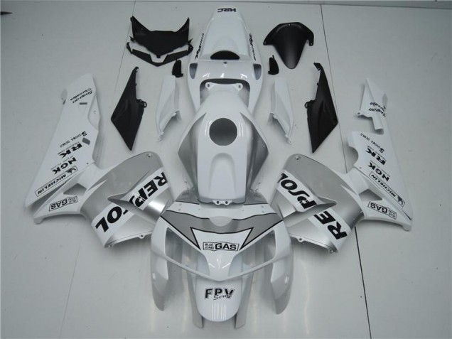 Carenado Moto Honda CBR 600 RR 05-06 - Blanco Plata Negro Repsol Carenado Moto Honda CBR 600 RR 05-06 - Blanco Plata Negro Repsol