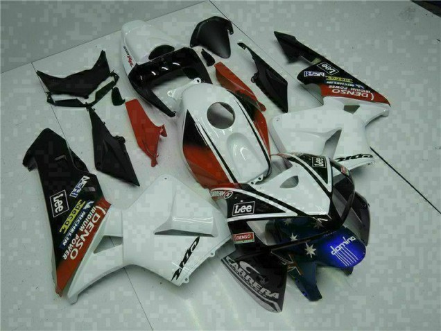 Carenado Moto Honda CBR 600 RR 05-06 - Blanco Rojo Negro Lee Carenado Moto Honda CBR 600 RR 05-06 - Blanco Rojo Negro Lee