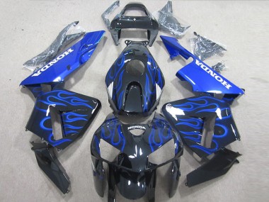 Carenado Moto Honda CBR 600 RR 05-06 - Llama azul negra