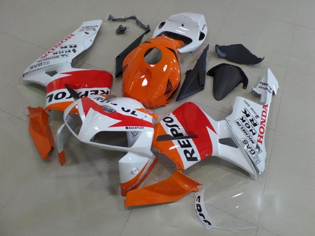 Carenado Moto Honda CBR 600 RR 05-06 - Naranja Blanco Repsol Carenado Moto Honda CBR 600 RR 05-06 - Naranja Blanco Repsol