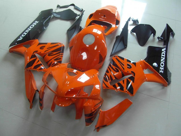 Carenado Moto Honda CBR 600 RR 05-06 - Naranja Negro Llama Carenado Moto Honda CBR 600 RR 05-06 - Naranja Negro Llama