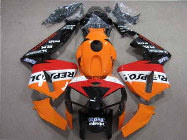 Carenado Moto Honda CBR 600 RR 05-06 - Naranja Rojo Negro Repsol