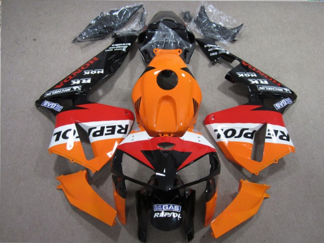 Carenado Moto Honda CBR 600 RR 05-06 - Naranja Rojo Negro Repsol Carenado Moto Honda CBR 600 RR 05-06 - Naranja Rojo Negro Repsol