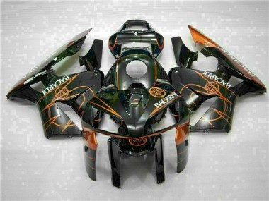 Carenado Moto Honda CBR 600 RR 05-06 - Negro Naranja BACARDI