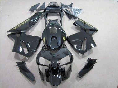 Carenado Moto Honda CBR 600 RR 05-06 - Negro Oro Calcomanías