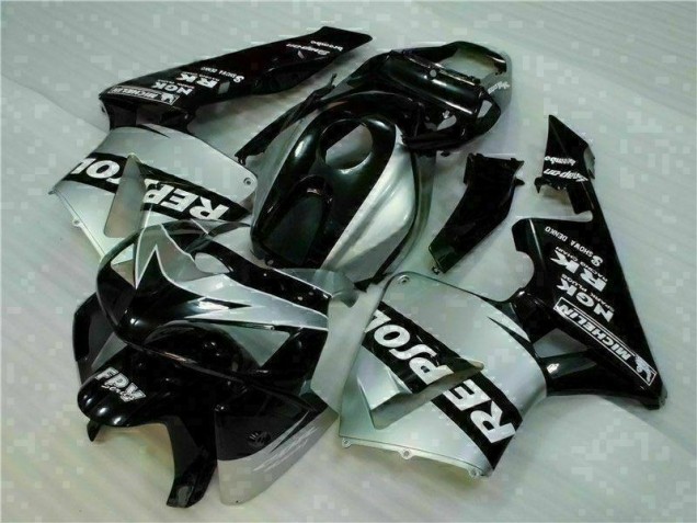 Carenado Moto Honda CBR 600 RR 05-06 - Negro Plata Repsol Carenado Moto Honda CBR 600 RR 05-06 - Negro Plata Repsol