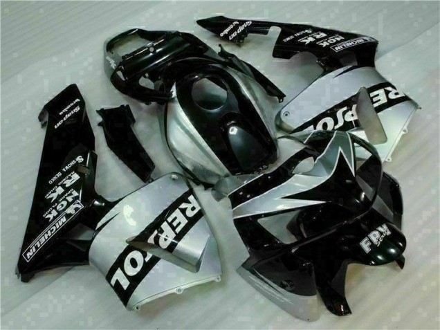 Carenado Moto Honda CBR 600 RR 05-06 - Negro Plata Repsol Carenado Moto Honda CBR 600 RR 05-06 - Negro Plata Repsol