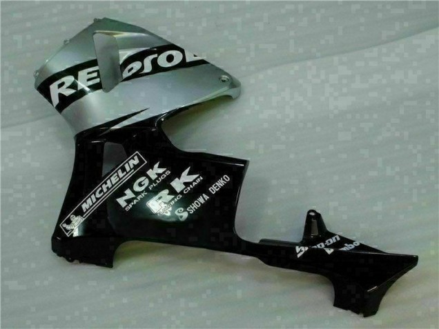 Carenado Moto Honda CBR 600 RR 05-06 - Negro Plata Repsol Carenado Moto Honda CBR 600 RR 05-06 - Negro Plata Repsol