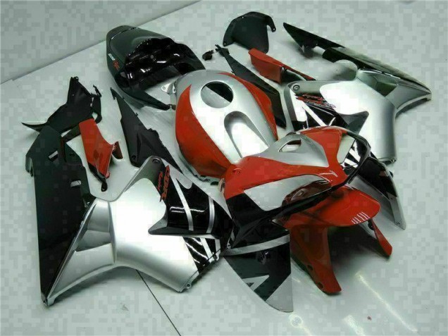 Carenado Moto Honda CBR 600 RR 05-06 - Negro Plata Rojo Carenado Moto Honda CBR 600 RR 05-06 - Negro Plata Rojo