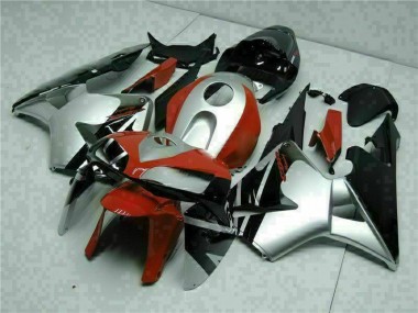 Carenado Moto Honda CBR 600 RR 05-06 - Negro Plata Rojo