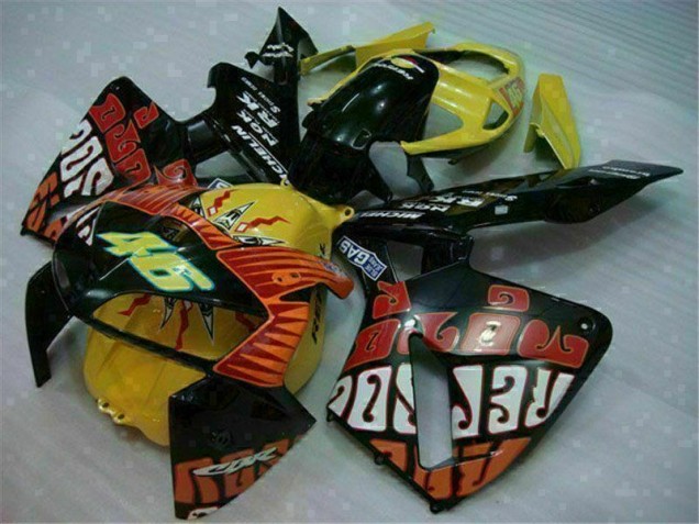 Carenado Moto Honda CBR 600 RR 05-06 - Negro Rojo Amarillo 46 Carenado Moto Honda CBR 600 RR 05-06 - Negro Rojo Amarillo 46
