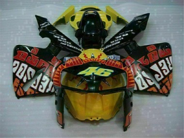 Carenado Moto Honda CBR 600 RR 05-06 - Negro Rojo Amarillo 46