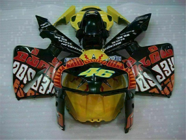 Carenado Moto Honda CBR 600 RR 05-06 - Negro Rojo Amarillo 46 Carenado Moto Honda CBR 600 RR 05-06 - Negro Rojo Amarillo 46