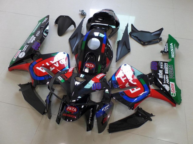 Carenado Moto Honda CBR 600 RR 05-06 - Negro Rojo Pata Carenado Moto Honda CBR 600 RR 05-06 - Negro Rojo Pata