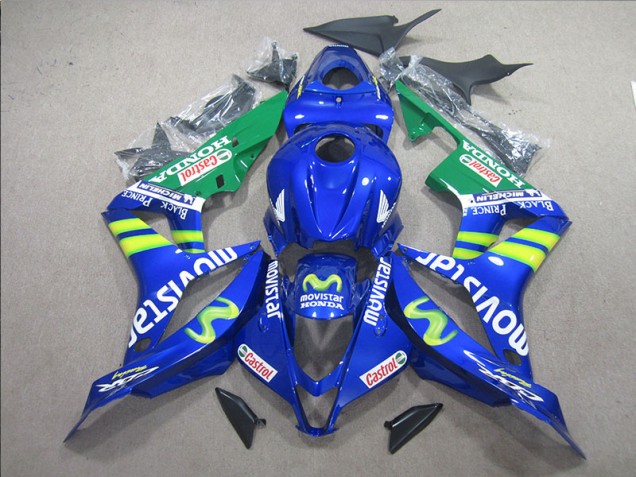Carenado Moto Honda CBR 600 RR 07-08 - Azul Blanco Movistar Carenado Moto Honda CBR 600 RR 07-08 - Azul Blanco Movistar
