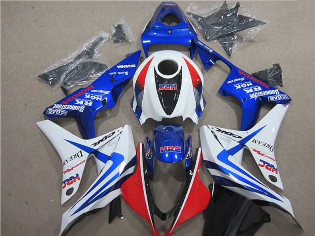Carenado Moto Honda CBR 600 RR 07-08 - Azul Blanco Rojo HRC Carenado Moto Honda CBR 600 RR 07-08 - Azul Blanco Rojo HRC