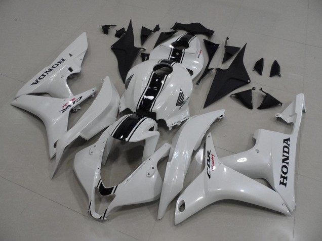 Carenado Moto Honda CBR 600 RR 07-08 - Blanco Perla con Negro Raya Carenado Moto Honda CBR 600 RR 07-08 - Blanco Perla con Negro Raya