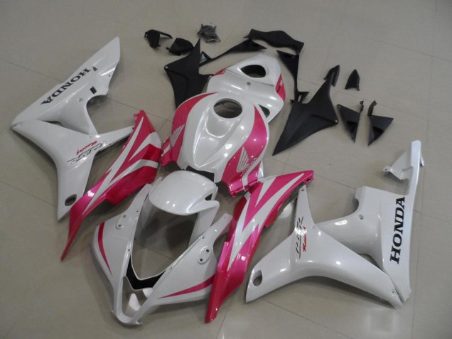 Carenado Moto Honda CBR 600 RR 07-08 - Blanco Perla con Rosa