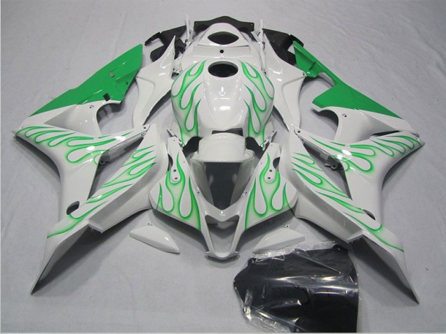 Carenado Moto Honda CBR 600 RR 07-08 - Blanco Verde Llama Carenado Moto Honda CBR 600 RR 07-08 - Blanco Verde Llama