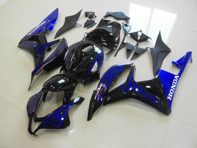 Carenado Moto Honda CBR 600 RR 07-08 - Llama azul negra Carenado Moto Honda CBR 600 RR 07-08 - Llama azul negra