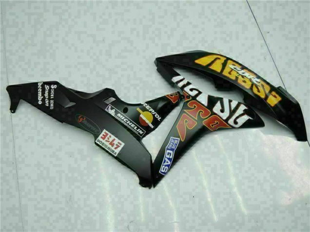 Carenado Moto Honda CBR 600 RR 07-08 - Negro Amarillo Repsol 46 Carenado Moto Honda CBR 600 RR 07-08 - Negro Amarillo Repsol 46
