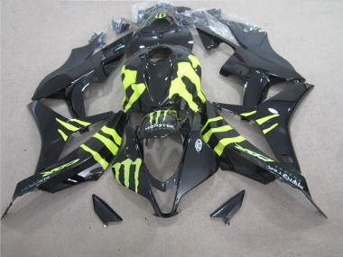 Carenado Moto Honda CBR 600 RR 07-08 - Negro Verde Monster