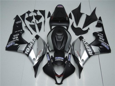 Carenado Moto Honda CBR 600 RR 07-08 - Plata Repsol Negro