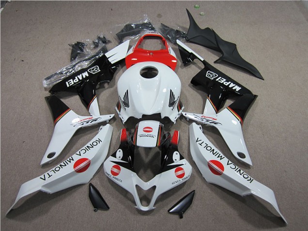 Carenado Moto Honda CBR 600 RR 07-08 - Rojo Blanco Negro Konica Minolta MAPEI Carenado Moto Honda CBR 600 RR 07-08 - Rojo Blanco Negro Konica Minolta MAPEI