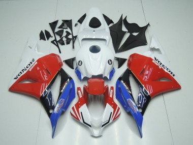 Carenado Moto Honda CBR 600 RR 09-12 - Blanco Motul Rojo Azul