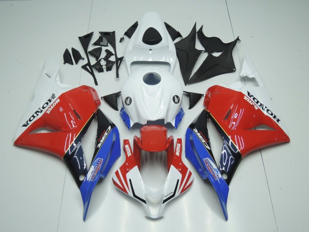 Carenado Moto Honda CBR 600 RR 09-12 - Blanco Motul Rojo Azul Carenado Moto Honda CBR 600 RR 09-12 - Blanco Motul Rojo Azul