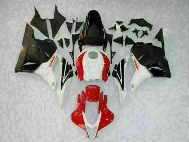 Carenado Moto Honda CBR 600 RR 09-12 - Blanco Negro Rojo Carenado Moto Honda CBR 600 RR 09-12 - Blanco Negro Rojo