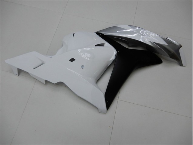 Carenado Moto Honda CBR 600 RR 09-12 - Blanco Plata Negro Carenado Moto Honda CBR 600 RR 09-12 - Blanco Plata Negro