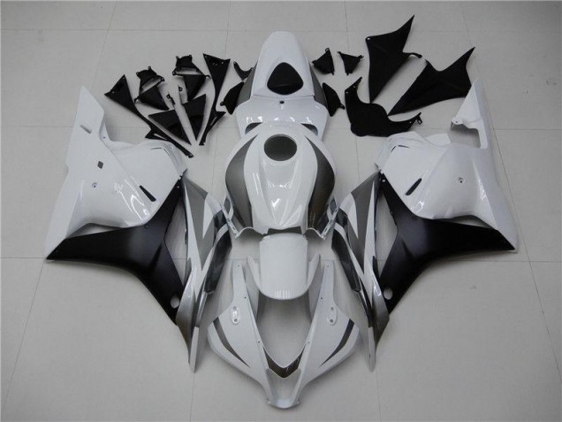 Carenado Moto Honda CBR 600 RR 09-12 - Blanco Plata Negro Carenado Moto Honda CBR 600 RR 09-12 - Blanco Plata Negro