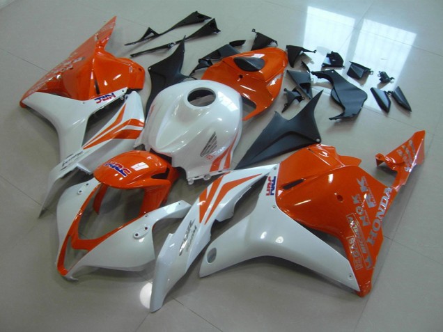 Carenado Moto Honda CBR 600 RR 09-12 - Naranja Blanco Perla Carenado Moto Honda CBR 600 RR 09-12 - Naranja Blanco Perla