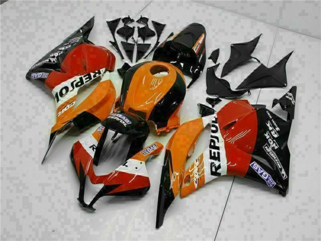 Carenado Moto Honda CBR 600 RR 09-12 - Naranja Repsol Carenado Moto Honda CBR 600 RR 09-12 - Naranja Repsol