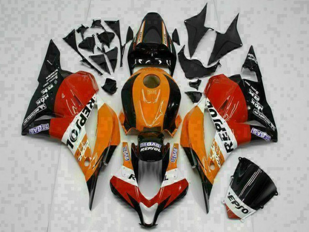 Carenado Moto Honda CBR 600 RR 09-12 - Naranja Repsol Carenado Moto Honda CBR 600 RR 09-12 - Naranja Repsol